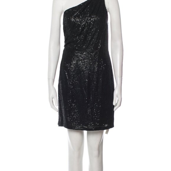 AllSaints One Shoulder Sequin Mini Dress 🖤✨ - Picture 9 of 12